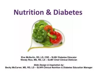 Nutrition &amp; Diabetes