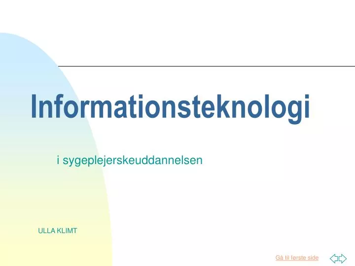 informationsteknologi