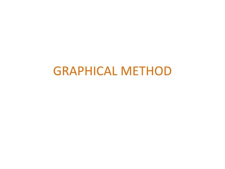 graphical method