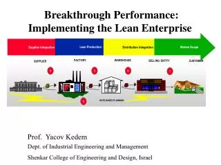 Breakthrough Performance: Implementing the Lean Enterprise