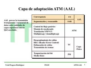 Capa de adaptación ATM (AAL)