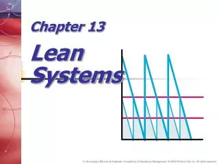 Chapter 13 Lean Systems