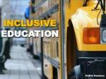 INCLUSIVE EDUCATION - slide 1