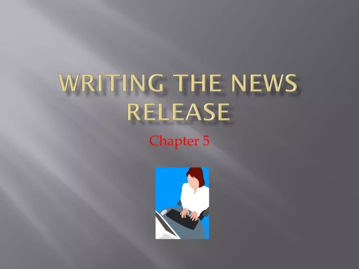 writing the news release