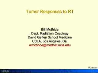 Determinants of Tumor Cure