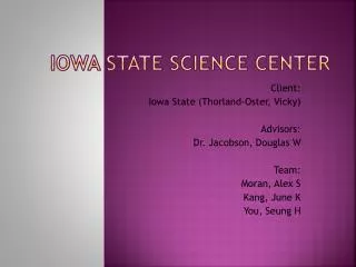 Iowa State Science Center