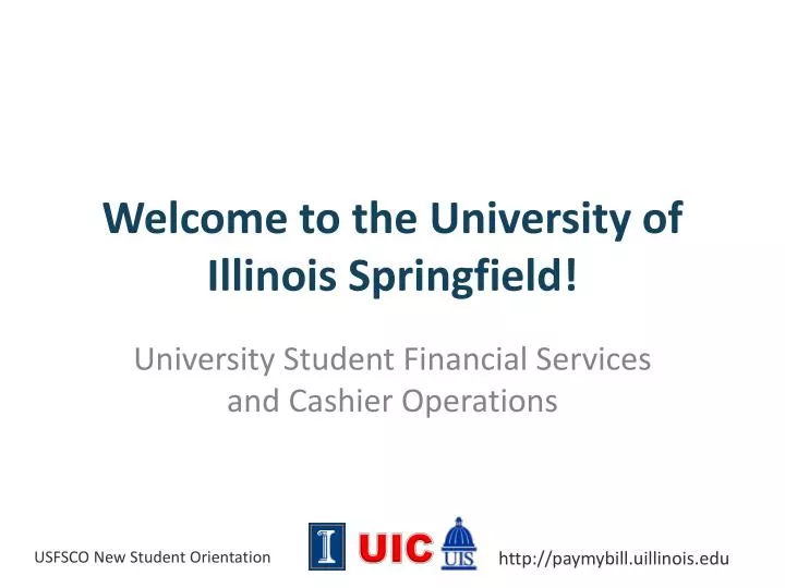 welcome to the university of illinois springfield