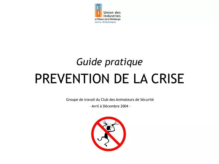 prevention de la crise