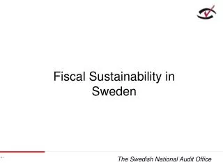 Fiscal Sustainability in Sweden