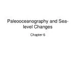 Paleooceanography and Sea-level Changes - slide 1
