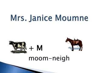 Mrs. Janice Moumne