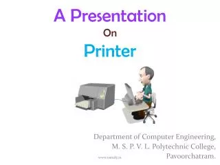 A Presentation On Printer