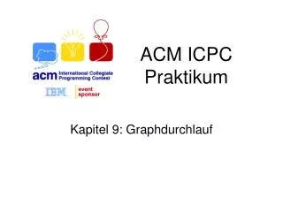 ACM ICPC Praktikum