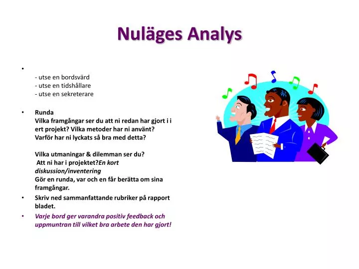 nul ges analys