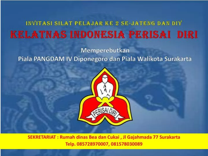 invitasi silat pelajar ke 2 se jateng dan diy kelatnas indonesia perisai diri