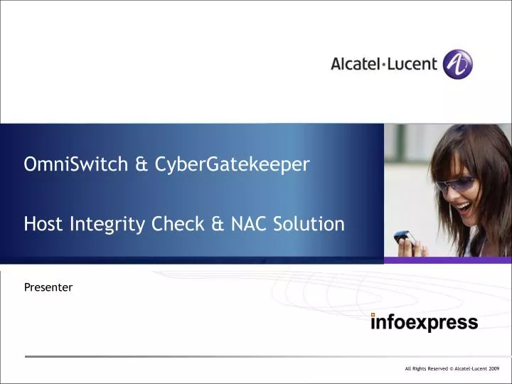 omniswitch cybergatekeeper host integrity check nac solution
