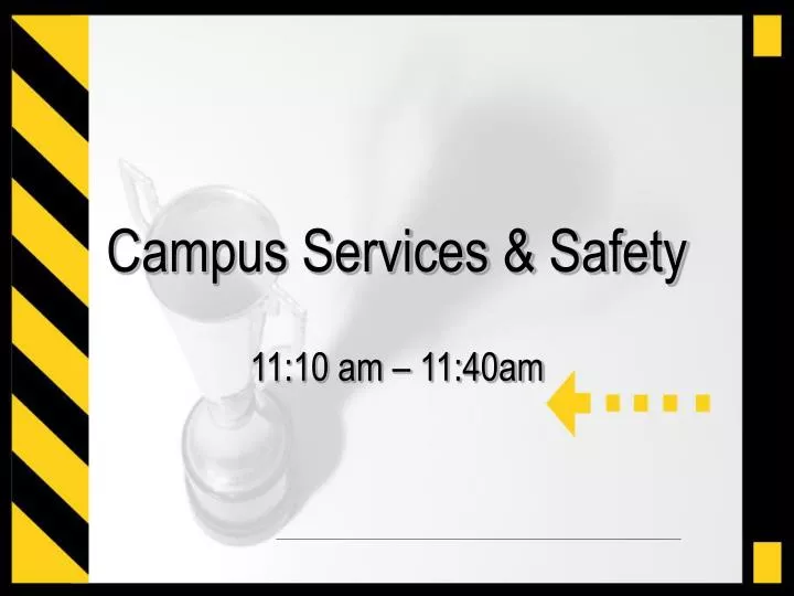 campus services safety