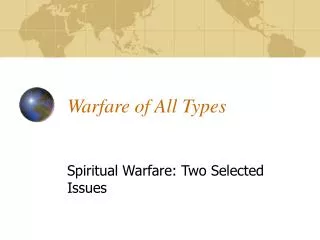 Warfare of All Types