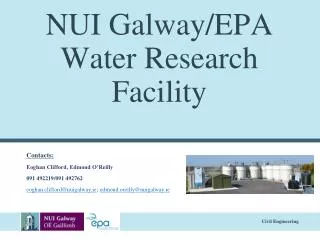NUI Galway/EPA Water Research Facility