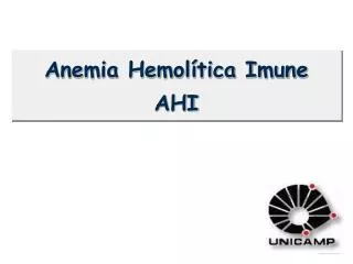 Anemia Hemolítica Imune AHI
