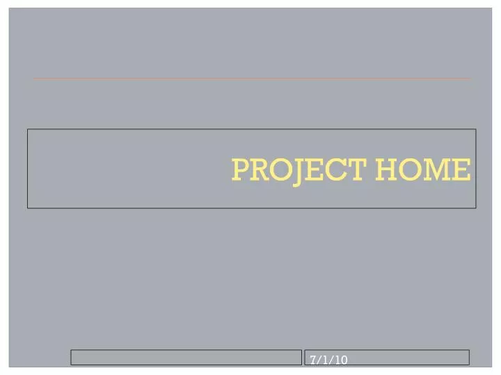 project home