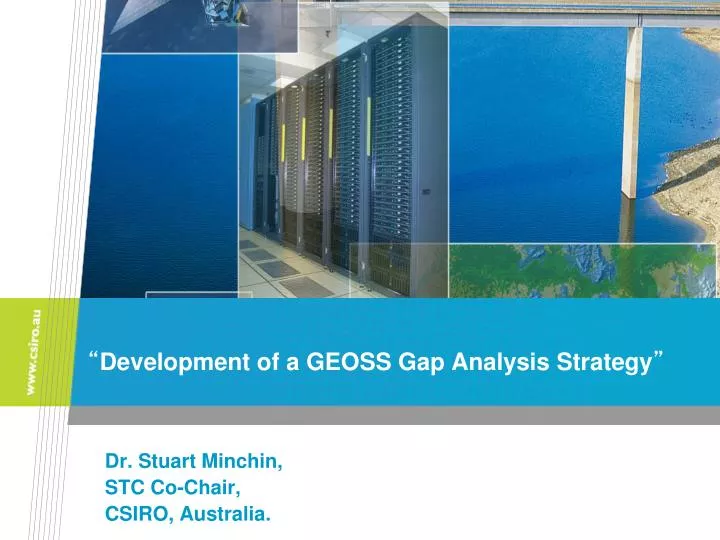 development of a geoss gap analysis strategy