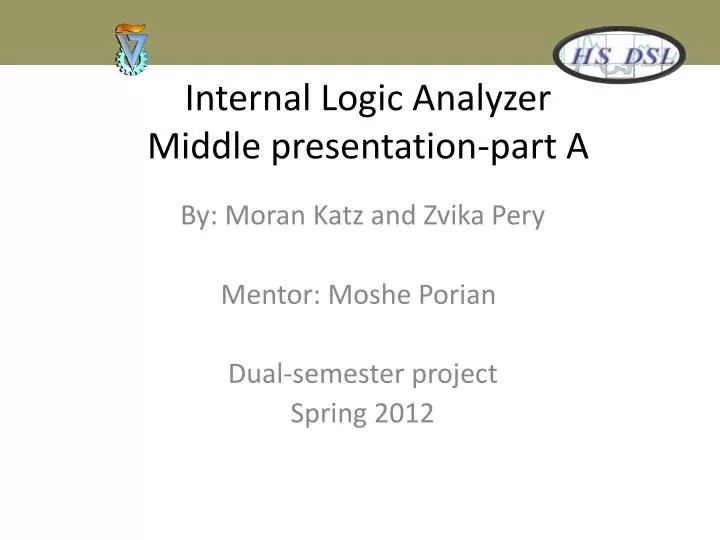 internal logic analyzer middle presentation part a