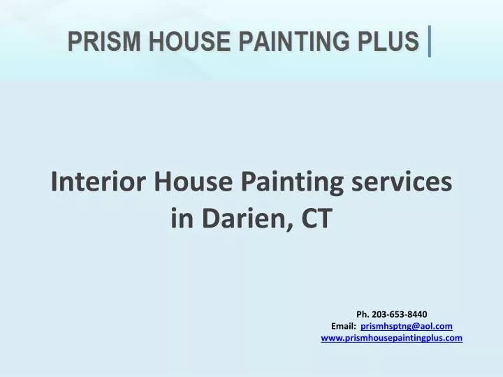 interior house painting services in darien ct