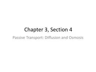 Chapter 3, Section 4