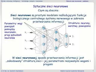 Sztuczne sieci neuronowe