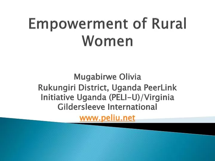 empowerment of rural women