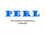 PERL - slide 1
