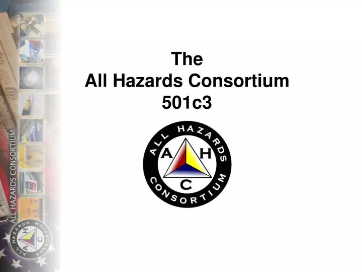 the all hazards consortium 501c3