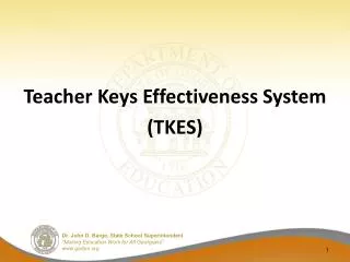 Teacher Keys Effectiveness System (TKES)