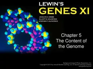 Chapter 5 The Content of the Genome