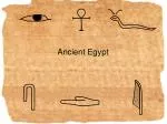 Ancient Egypt - slide 1