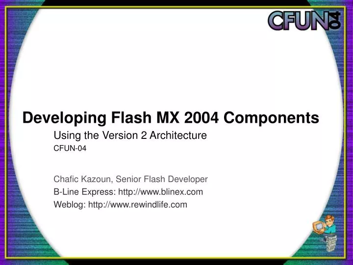 developing flash mx 2004 components