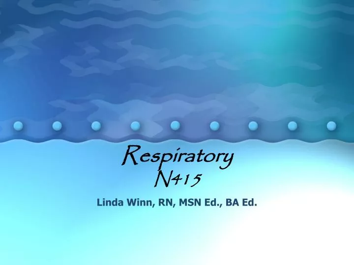 respiratory n415