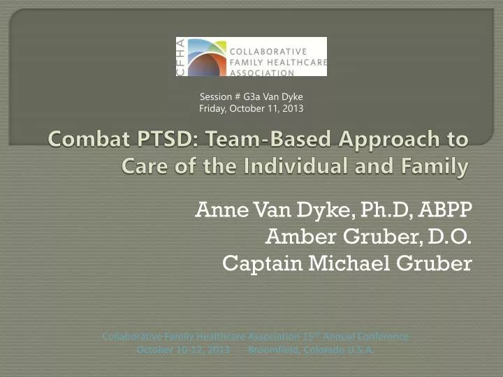 combat ptsd team based approach to care of the individual and family