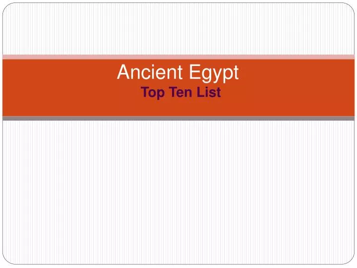 ancient egypt