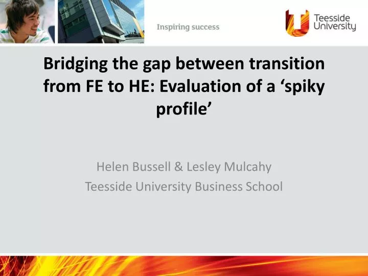 bridging the gap between transition from fe to he evaluation of a spiky profile
