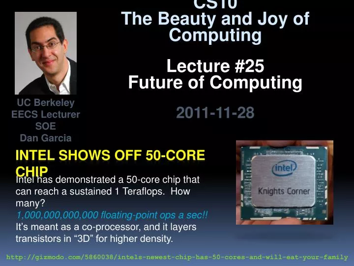 intel shows off 50 core chip