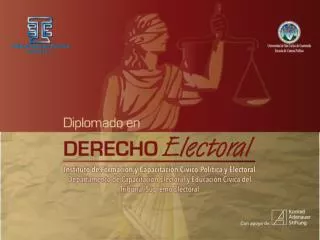 MÓDULO I Derecho Electoral DOCENTES Lic. Donaldo Wosbely Sandoval Amado