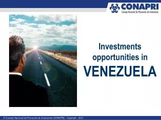 Investments opportunities in VENEZUELA