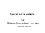 Omstilling og endring - slide 1