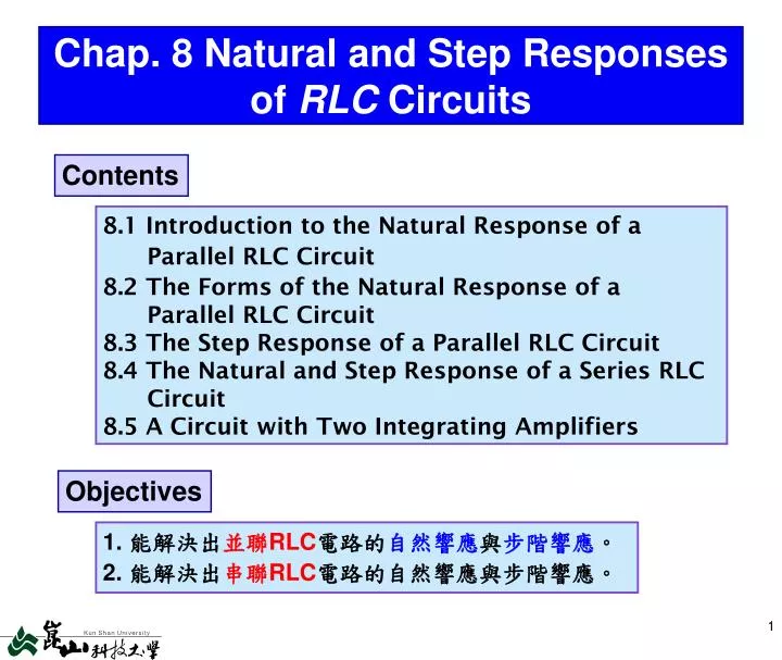 chap 8 natural and step responses of rlc circuits