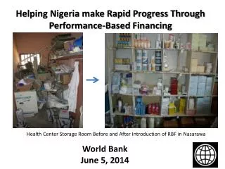 Helping Nigeria make Rapid Progress Through Performance-Based Financing