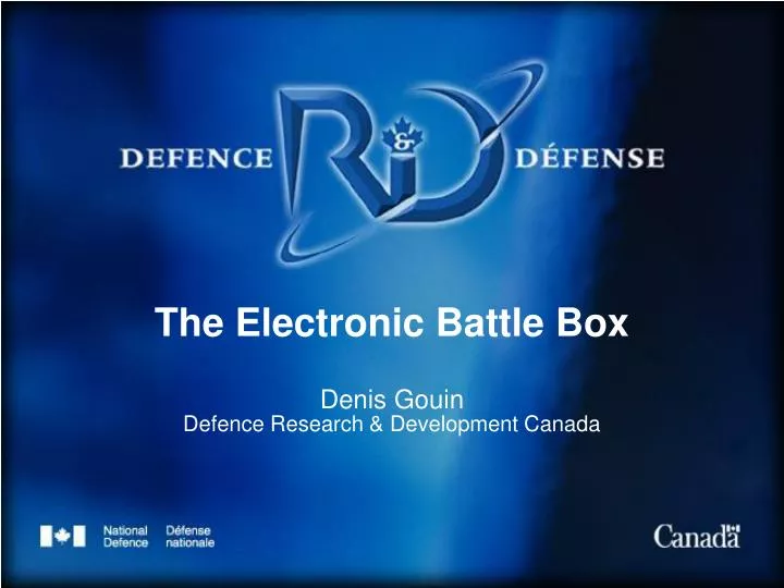 the electronic battle box