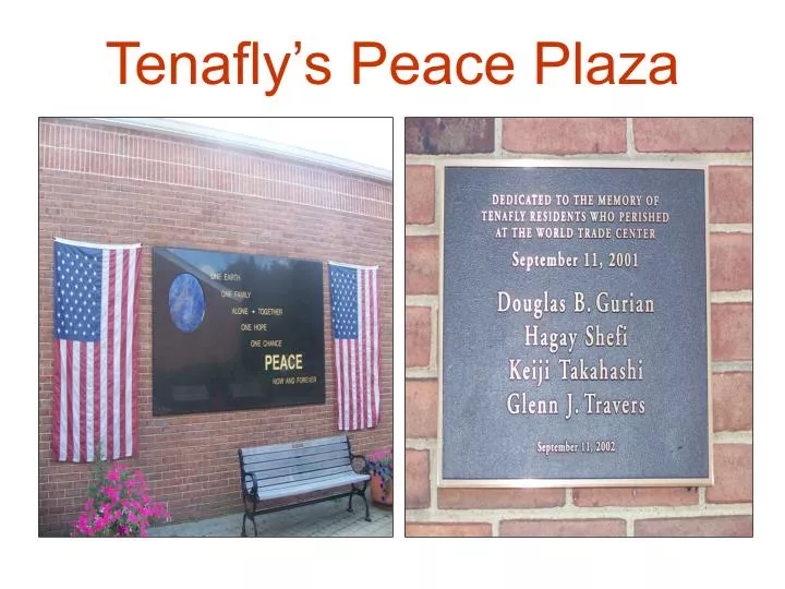 tenafly s peace plaza