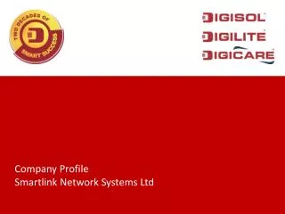 Company Profile Smartlink Network Systems Ltd
